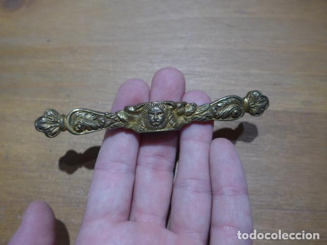 Militaria: Antigua cruceta de empu&ntilde;adura de espada espa&ntilde;ola de intendencia, original, espadin.