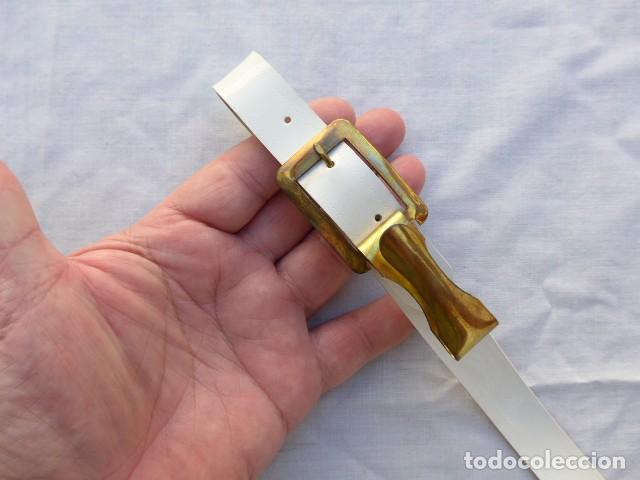 Militaria: ANTIGUO PORTA ESPADA SABLE PORTASABLE BLANCO - Foto 3