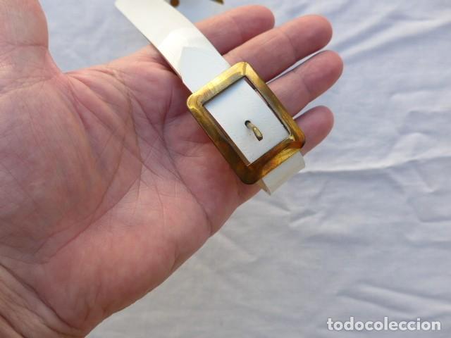 Militaria: ANTIGUO PORTA ESPADA SABLE PORTASABLE BLANCO - Foto 4
