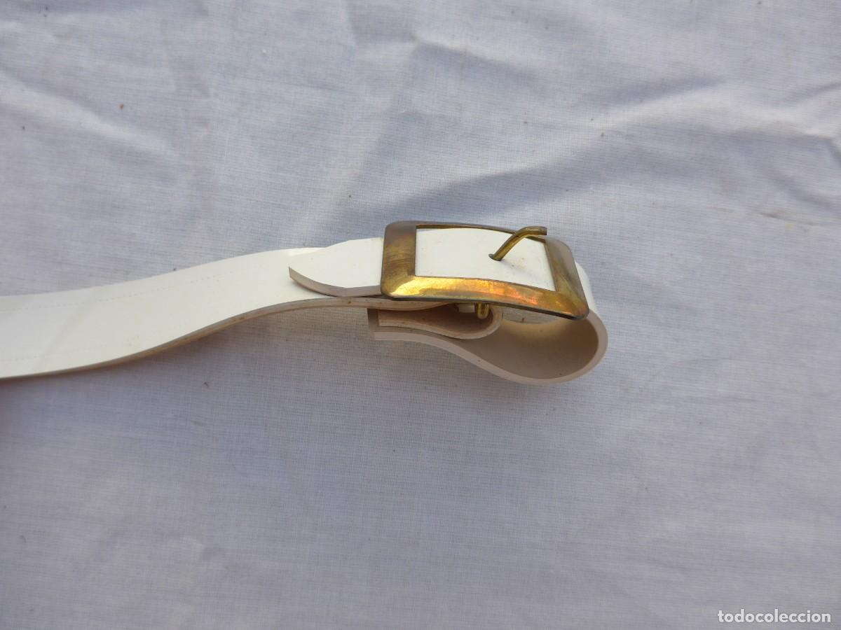 Militaria: ANTIGUO PORTA ESPADA SABLE PORTASABLE BLANCO - Foto 10