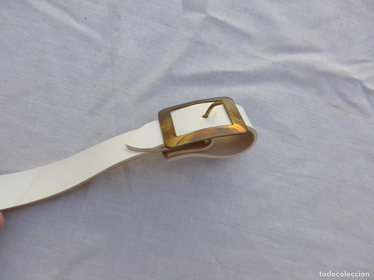 Militaria: ANTIGUO PORTA ESPADA SABLE PORTASABLE BLANCO - Foto 11