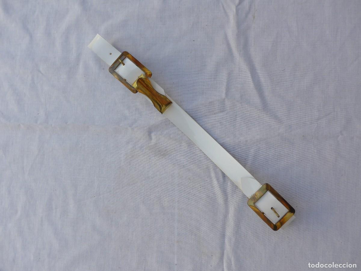 Militaria: ANTIGUO PORTA ESPADA SABLE PORTASABLE BLANCO - Foto 12