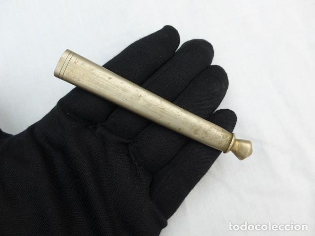 Militaria: ANTIGUA CONTERA PARA FUNDA ESPADA ESPADIN - Foto 1