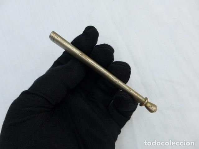 Militaria: ANTIGUA CONTERA PARA FUNDA ESPADA ESPADIN - Foto 2