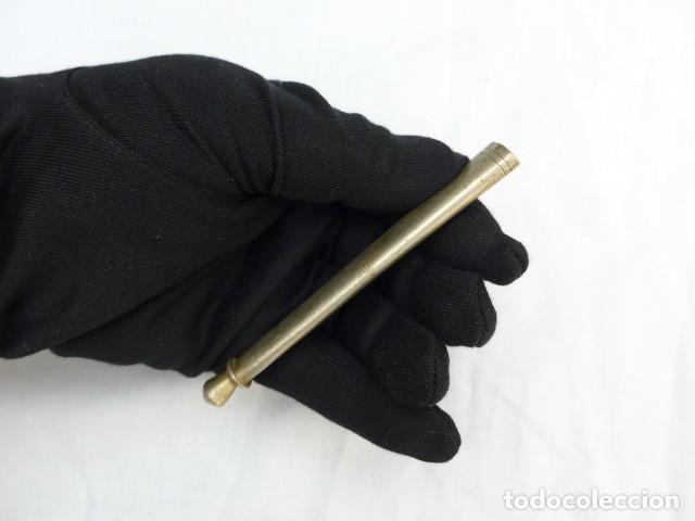 Militaria: ANTIGUA CONTERA PARA FUNDA ESPADA ESPADIN - Foto 3