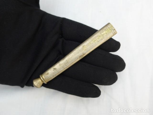 Militaria: ANTIGUA CONTERA PARA FUNDA ESPADA ESPADIN - Foto 4