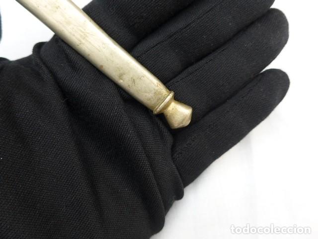Militaria: ANTIGUA CONTERA PARA FUNDA ESPADA ESPADIN - Foto 6