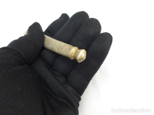 Militaria: ANTIGUA CONTERA PARA FUNDA ESPADA ESPADIN - Foto 8