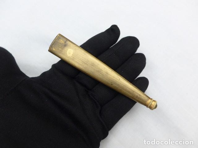Militaria: ANTIGUA CONTERA PARA FUNDA ESPADA ESPADIN - Foto 1