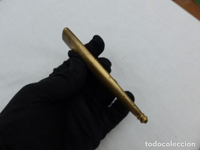 Militaria: ANTIGUA CONTERA PARA FUNDA ESPADA ESPADIN - Foto 2
