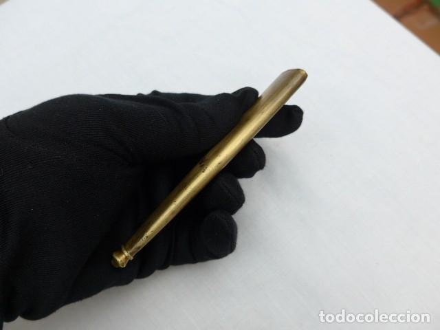 Militaria: ANTIGUA CONTERA PARA FUNDA ESPADA ESPADIN - Foto 3