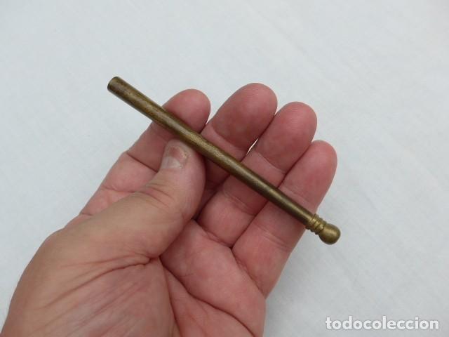 Militaria: ANTIGUA CONTERA PARA FUNDA ESPADA ESPADIN - Foto 2