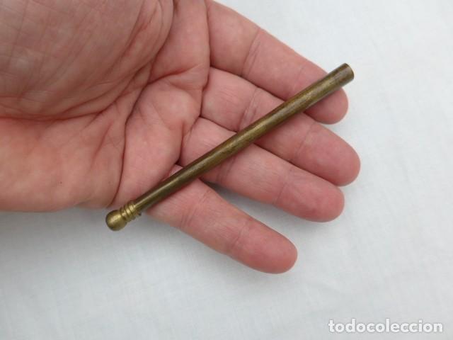Militaria: ANTIGUA CONTERA PARA FUNDA ESPADA ESPADIN - Foto 3