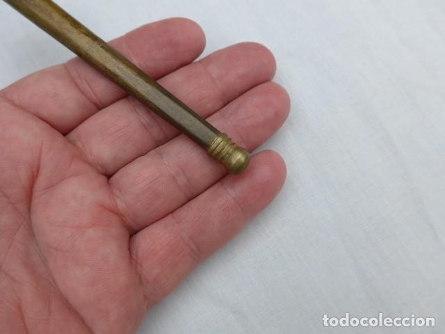 Militaria: ANTIGUA CONTERA PARA FUNDA ESPADA ESPADIN - Foto 5