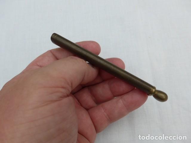 Militaria: ANTIGUA CONTERA PARA FUNDA ESPADA ESPADIN - Foto 2