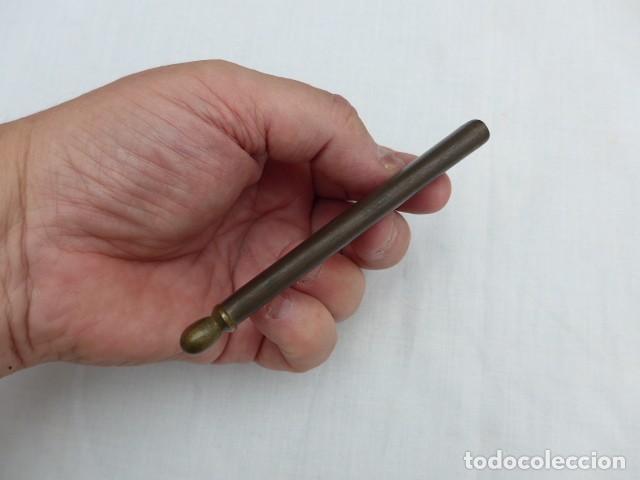 Militaria: ANTIGUA CONTERA PARA FUNDA ESPADA ESPADIN - Foto 3