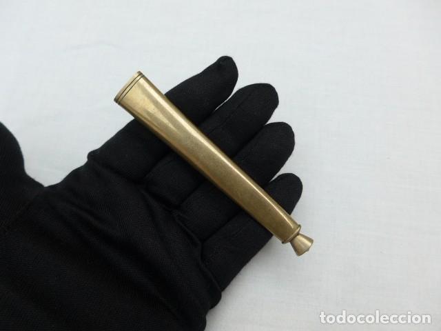 Militaria: ANTIGUA CONTERA PARA FUNDA ESPADA ESPADIN