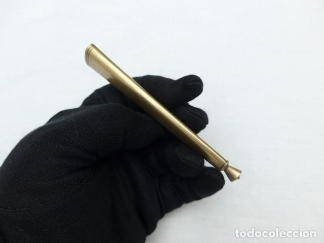 Militaria: ANTIGUA CONTERA PARA FUNDA ESPADA ESPADIN - Foto 2