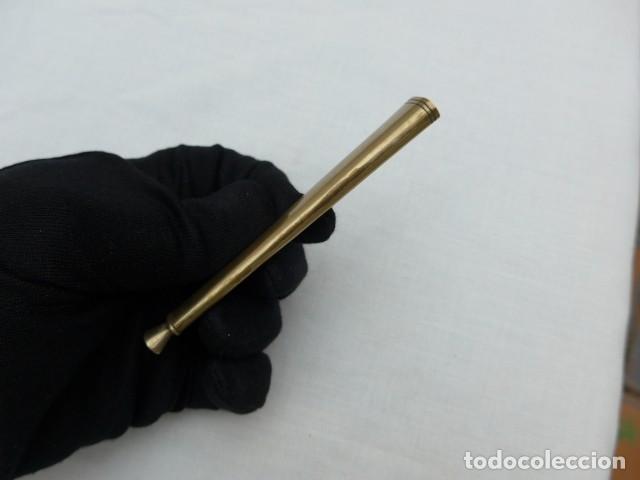 Militaria: ANTIGUA CONTERA PARA FUNDA ESPADA ESPADIN - Foto 3