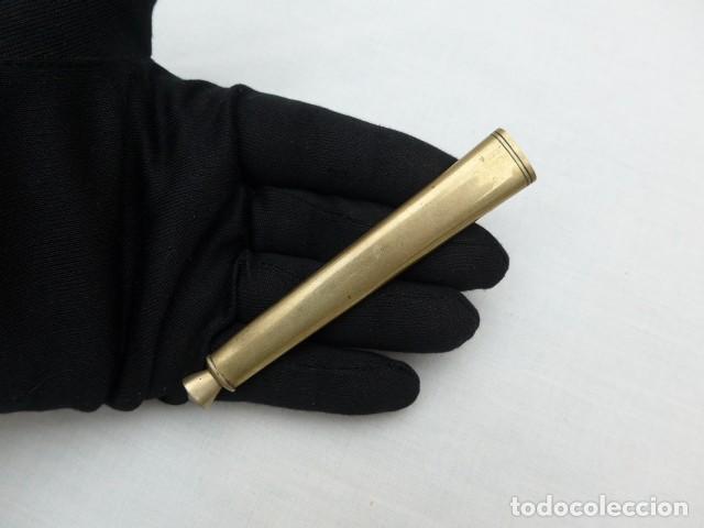 Militaria: ANTIGUA CONTERA PARA FUNDA ESPADA ESPADIN - Foto 4
