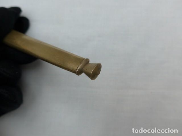 Militaria: ANTIGUA CONTERA PARA FUNDA ESPADA ESPADIN - Foto 7