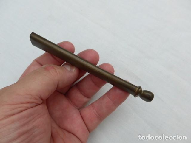 Militaria: ANTIGUA CONTERA PARA FUNDA ESPADA ESPADIN - Foto 2