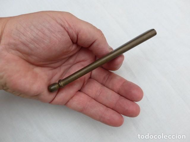 Militaria: ANTIGUA CONTERA PARA FUNDA ESPADA ESPADIN - Foto 3