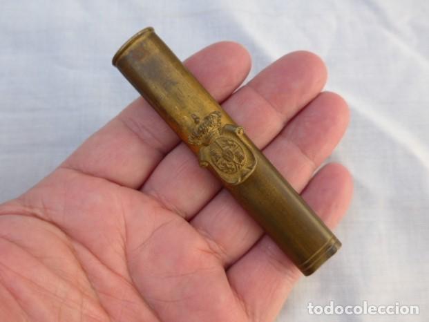 Militaria: ANTIGUO BROCAL PARA FUNDA DE ESPADA O ESPADIN ESPA&Ntilde;OL