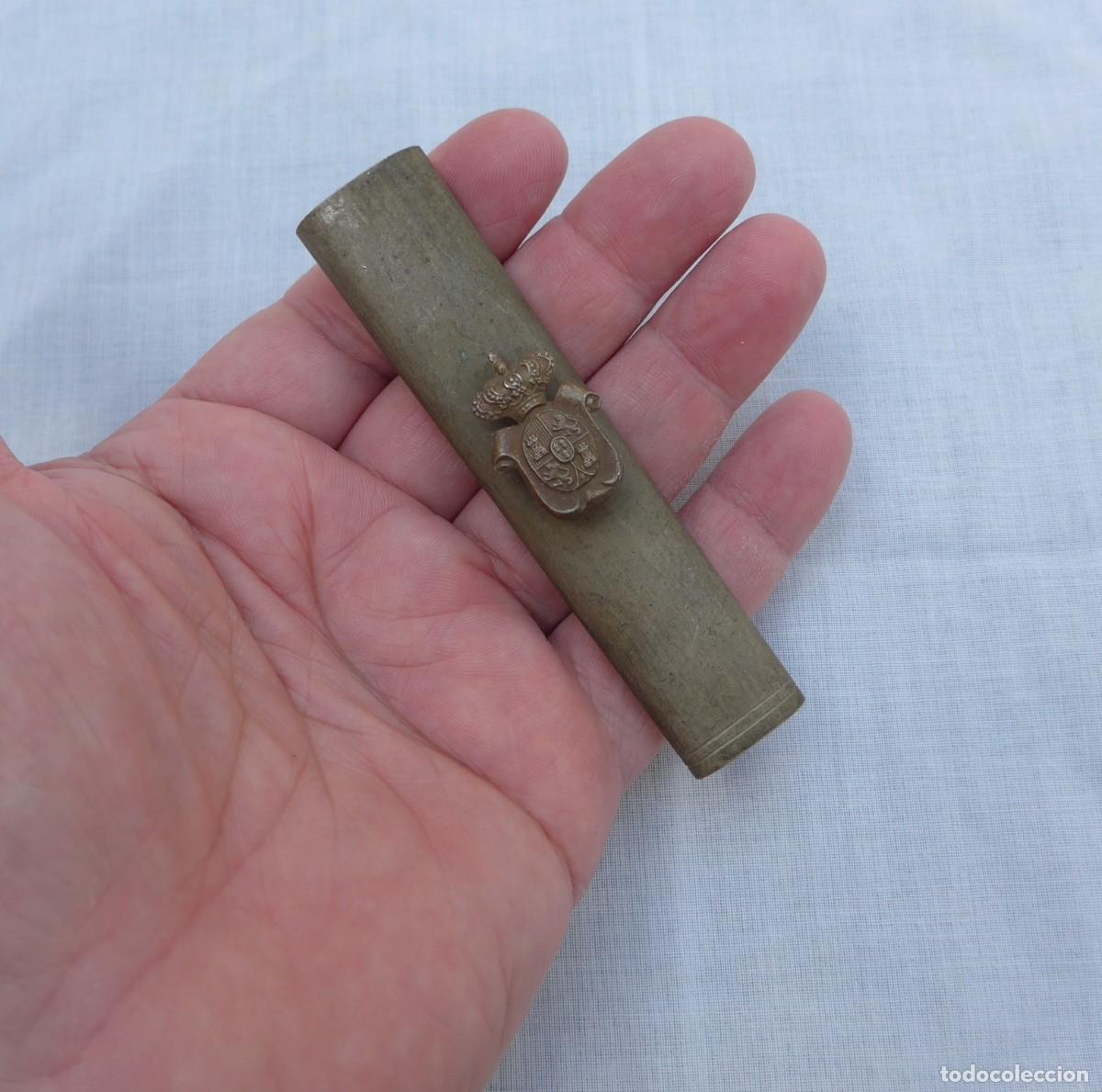 Militaria: ANTIGUO BROCAL PARA FUNDA DE ESPADA O ESPADIN ESPA&Ntilde;OL
