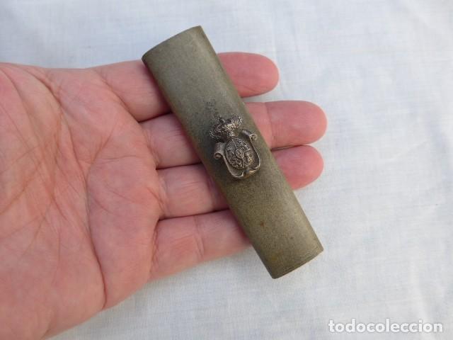 Militaria: ANTIGUO BROCAL PARA FUNDA DE ESPADA O ESPADIN ESPA&Ntilde;OL