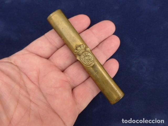 Militaria: ANTIGUO BROCAL PARA FUNDA DE ESPADA O ESPADIN ESPA&Ntilde;OL