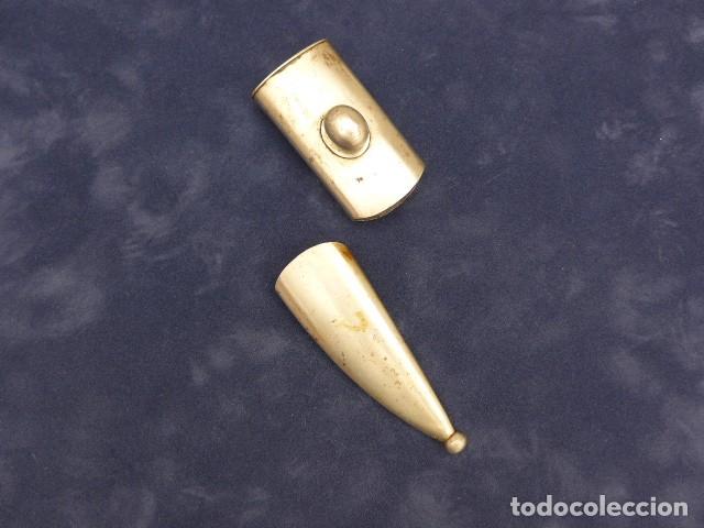Militaria: ANTIGUO BROCAL Y CONTERA DE MACHETE ESPA&Ntilde;OL