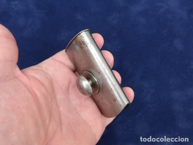 Militaria: ANTIGUO BROCAL Y CONTERA DE MACHETE ESPA&Ntilde;OL - Foto 3