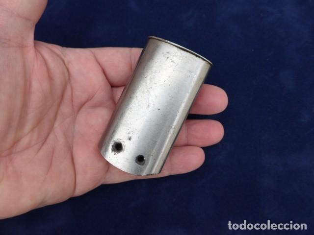 Militaria: ANTIGUO BROCAL Y CONTERA DE MACHETE ESPA&Ntilde;OL - Foto 4