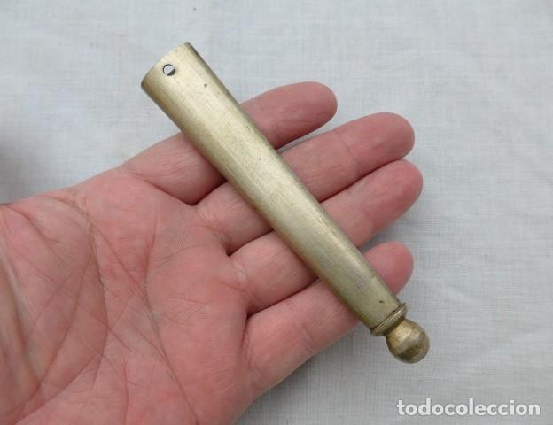 Militaria: ANTIGUA CONTERA PARA FUNDA ESPADA ESPADIN ESPA&Ntilde;OL