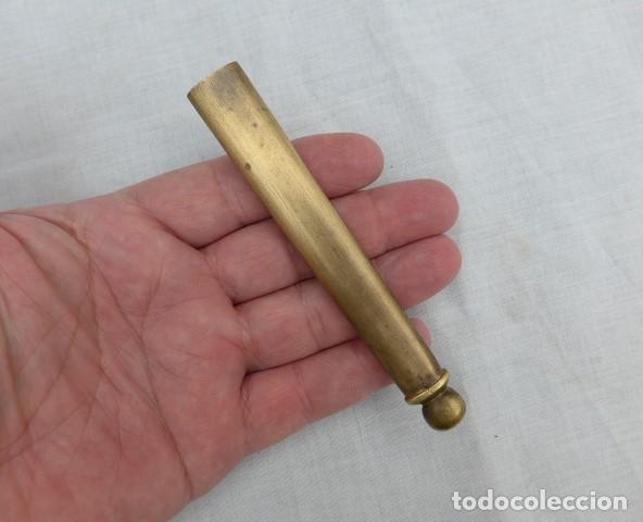 Militaria: ANTIGUA CONTERA PARA FUNDA ESPADA ESPADIN ESPA&Ntilde;OL