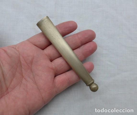 Militaria: ANTIGUA CONTERA PARA FUNDA ESPADA ESPADIN ESPA&Ntilde;OL