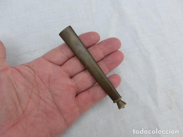 Militaria: ANTIGUA CONTERA PARA FUNDA ESPADA ESPADIN ESPA&Ntilde;OL