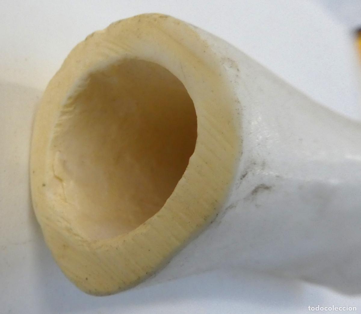 Militaria: Peron&eacute; natural,mide 13X5 cm, peso 217 gr.,ideal para cachas de navajas ,cuchillos manualidades etc