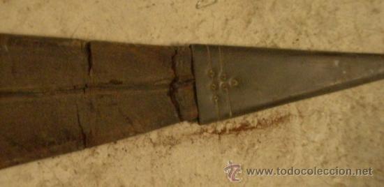 Militaria: Funda de cuchillo de cuero, 52 cm - Foto 2