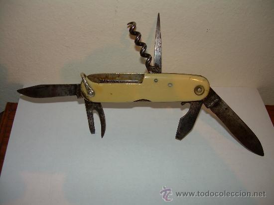 Militaria: ANTIGUA NAVAJA MULTIUSO - Foto 1