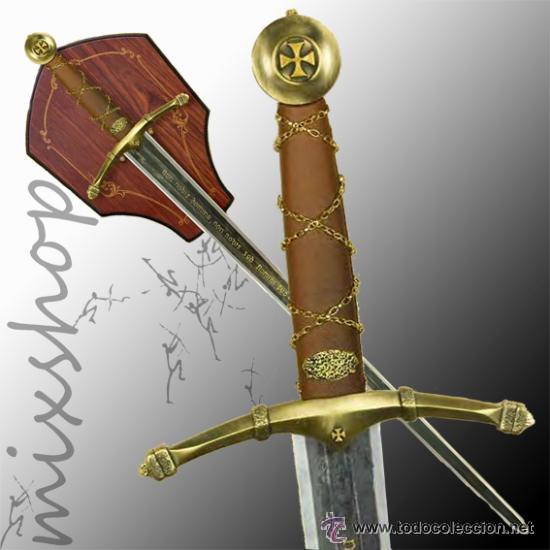 Militaria: ESPADA CABALLEROS TEMPLARIOS - Foto 1
