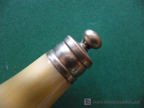 Militaria: ANTIGUO CUCHILLO DAGA CON FUNDA - Foto 3