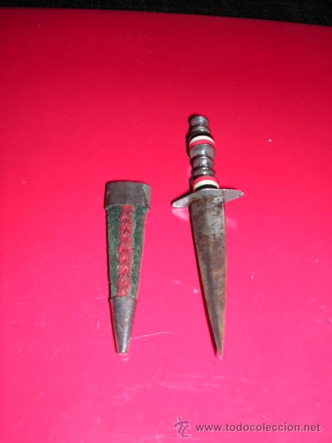 puñal con su funda,antiguo,-8 cm.funda 5 cm. - Comprar Armas Blancas ...