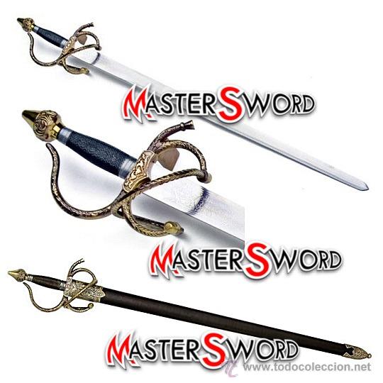 Militaria: ESPADA DEL CID COLADA ROPERA + FUNDA. 105 CMS - Foto 1