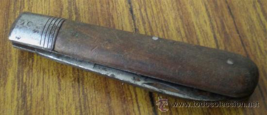 Militaria: NAVAJA mango de madera - Foto 3