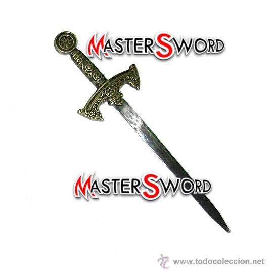 Militaria: MINI ESPADA TEMPLARIA SIGLO XVIII. 19 CMS - Foto 1