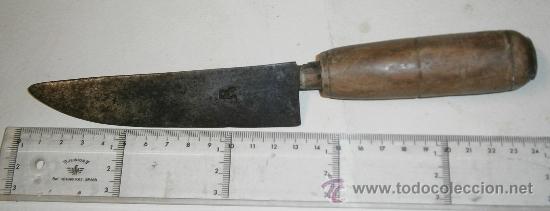 Militaria: Cuchillo de cocina, 24 cms, marca R - Foto 2