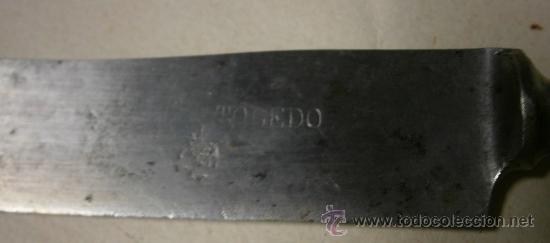 Militaria: Cuchillo de &iquest;postre?, antiguo, Toledo - Foto 3