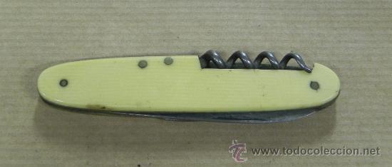 Militaria: ANTIGUA NAVAJA MULTIUSOS,  MIDE ABIERTA 14,5 CMS. - Foto 3